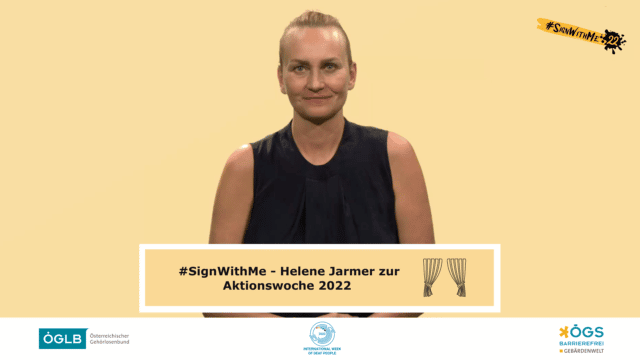 Ankündigung Aktionswoche Helene Jarmer 2022