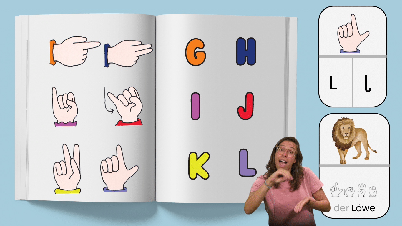  Lerne das ABC! (G-L) - Gebärdenwelt.TV Bildidee 