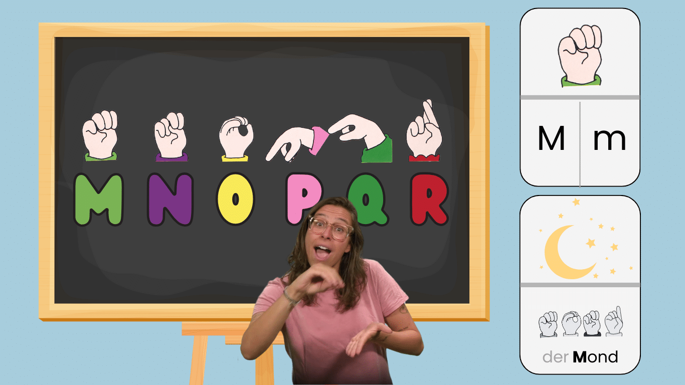  Foto zu Lerne das ABC! (M-R) - Gebärdenwelt.tv 