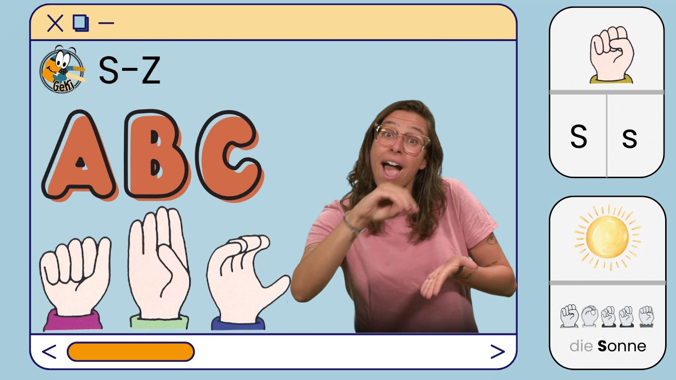  Lerne das ABC! (S-Z) - Gebärdenwelt.tv 